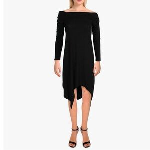 NWT BCBGMax Azria Women's Josanna Knit Off The Shoulder Dress size XS reg $230